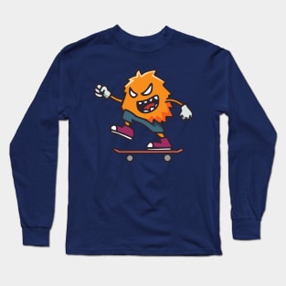 This Monster is Skateboarding Long Sleeve T-Shirt